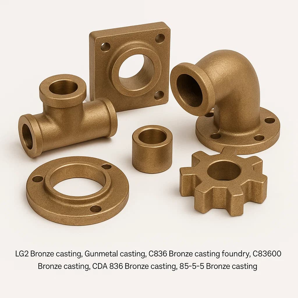 Gunmetal & LG2 Bronze Casting